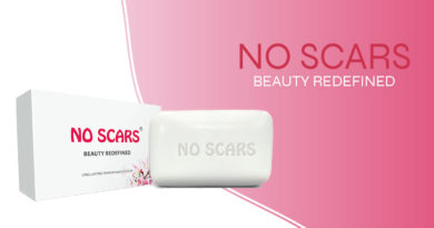 Skin scar soap