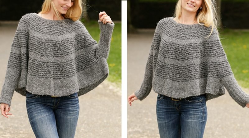 How to wear a Poncho Sweater