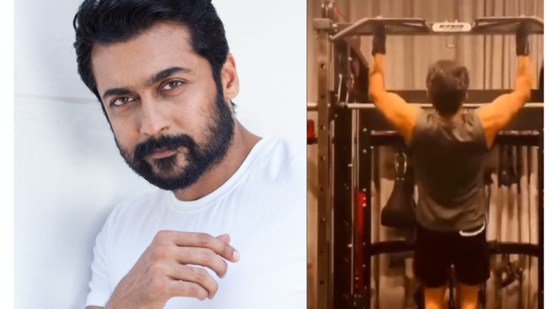 Suriya recent workout footage will inspire you to get fit