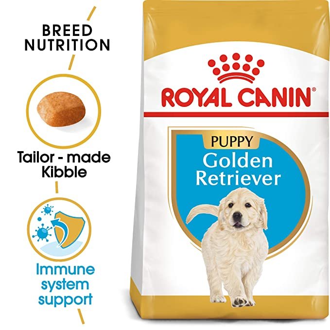 Royal Canin Golden Retriever Puppy Pellet Young Dog Food, Meat Flavor